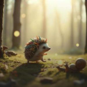 Erizín, el Erizo Amigable