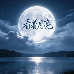 看着月亮