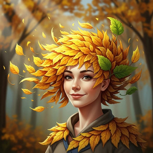 Я красивою осенью стала