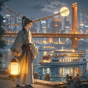 江城子挑灯看-奔跑的骆驼袁永明