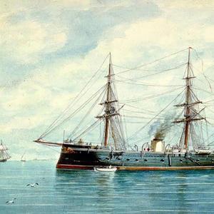 Mi Fragata Numancia en Sesimbra