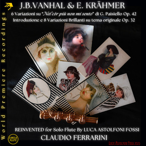 6 Variations on 'Nel cor più non mi sento’, di G. Paisiello in G Major, Op. 42 (REINVENTED for Solo Flute by LUCA ASTOLFONI FOSSI): IV. Variation 3