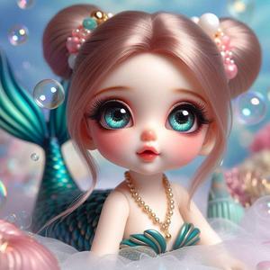 七彩神仙的美人鱼