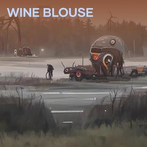 Wine Blouse