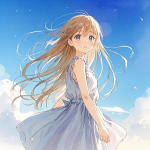 青い空と君の長い髪