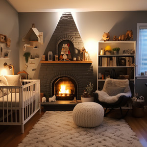 Serenata En El Abrazo De La Llama Con El Bebé