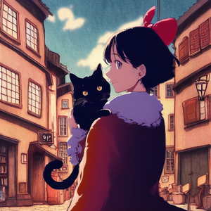 Kiki's Black Cat