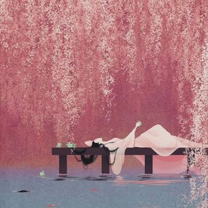 【免费伴奏】红柳树下 中国风低保真