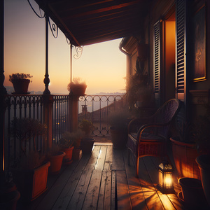 L'Ultima luce sul balcone