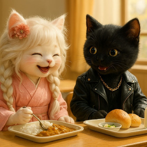 はじめての給食当番