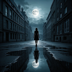 夢の欠片と曇りの月