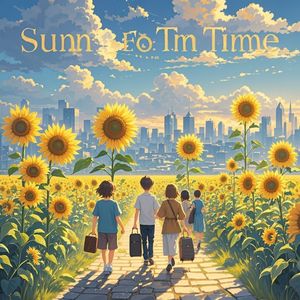 时光里的向阳花-雨中花