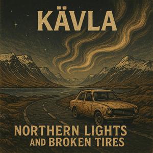 Northern lights and burning tires