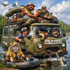 на рыбалку