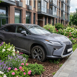 my wife is parked near our house