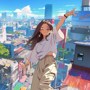 踊る足音