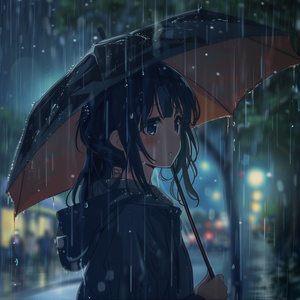雨だ