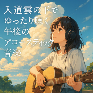 静かな波とギターのメロディの調べ