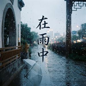 在雨中