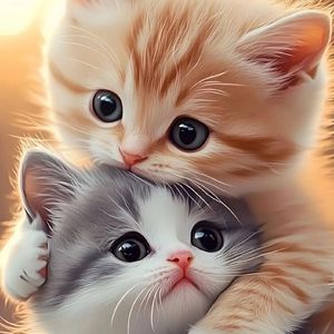 可爱的猫