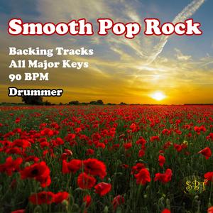 Smooth PoP Rock Drum Backing Track in C Major 90 BPM, Vol. 1