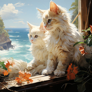 Serenidad Felina en Ritmos Suaves