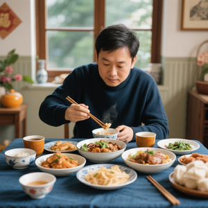 一个人的团圆饭