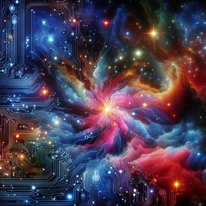 Vivid Circuitry Cosmos