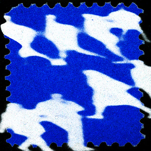 en bleu