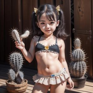 Spanish version of "Everyone loves panty-skimming" Cactus beauty Amigoスペイン版みんな大好きおパンちらゲッチューサボテン美女アミーゴ