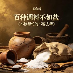 百种调料不如盐（不该帮忙的不要去帮）