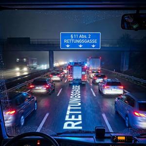 § 11 StVO - Rettungsgasse