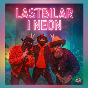 Lastbilar i neon