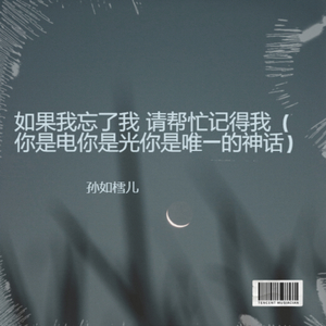 如果我忘了我 请帮忙记得我（你是电你是光你是唯一的神话）