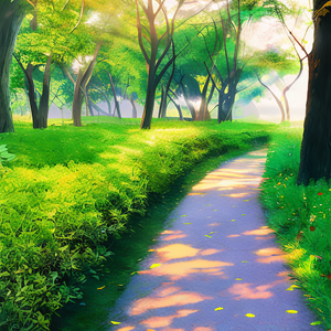 小路小路清晨漫步