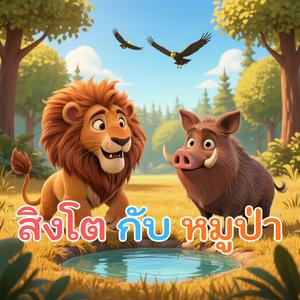 สิงโตกับหมูป่า