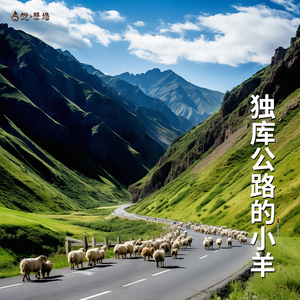 独库公路的小羊
