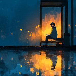 通り過ぎる車の音にまぎれて