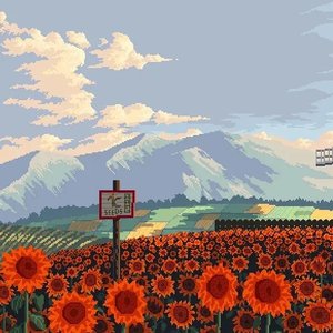 她的微笑像幅画 涓涓细流滴滴哒