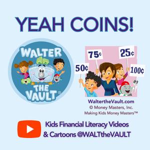 Yeah Coins! (Penny, Nickel, Dime, and Quarter)