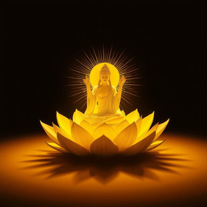 Golden Light on Lotus