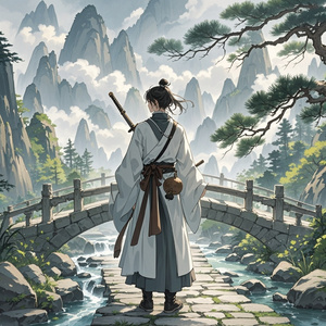 青山侠影
