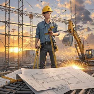 工地之光_奔跑的小刚爷