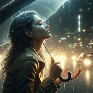 Relaxing Rain in a Wooden Hut, Sounds for Meditation 13