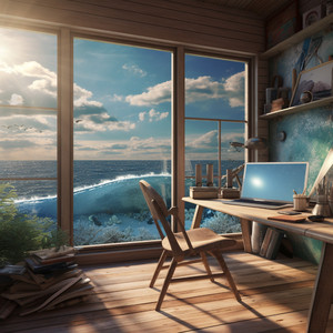 Work Wave Ocean Harmony