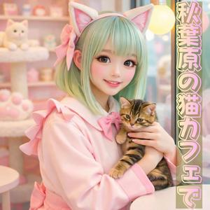 秋葉原の猫カフェで