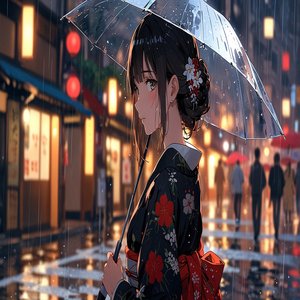 雨が残した夜の温度