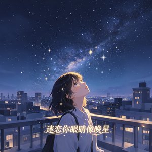 迷恋你眼睛像星星
