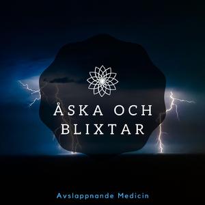 Avslappnande regn och åska ljud