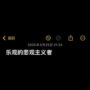 乐观的悲观主义者